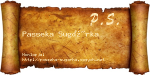 Passeka Sugárka névjegykártya
